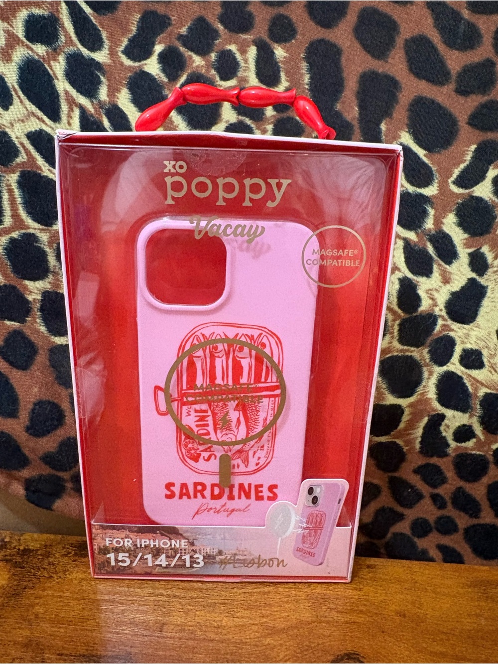 poppy Vacay Pink Sardines iPhone Case - MagSafe Compatible